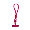 Lanyard Tejido Corto de Moda para Teléfono Móvil Anillo de Doble Propósito Multifuncional Correa de Muñeca Cuerda de Poliéster Fuerte Anti-Pérdida Accesorios