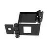 Poste de Guarda-corpo Protetor Industrial Grampo Conector para Tubo Quadrado 50 Galvanizado Fivela Acessórios para Tela de Isolamento de Oficina Clipe