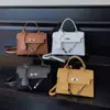 Bolso de Estilo Coreano Transfronterizo, Bolso Cruzado, Bolso de Mano Simple y Moderno con Patrón de Piedra, Bolso de Hombro de Lujo Ligero y Estilo Occidental