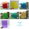 Celofán de color lámina de plástico transparente jardín de infantes niños hecho a mano duro DIY película transparente papel plástico película de PVC