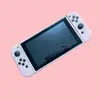 Adequado para case protetor de console de jogos Nintendo switchTPU fosco furo fino alça transparente ns dividido