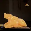 Rato, Boi, Tigre, Coelho, Dragão, Serpente, Cavalo, Ovelha, Macaco, Galo, Cachorro, Porco de Jade Bege Natural, Doze Signos do Zodíaco Artesanato de Jade Feng Shui Ornamentos