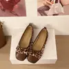Zapatos de Ballet con Lazo Estilo Retro Francés para Mujer 2026 Nuevos Planos Versátiles Elegantes Sin Cordones Poco Profundos de Una Sola Pieza