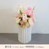 Arreglos Florales, Bolas de Flores, Decoraciones de Columna Romana, Montaje de Escena Floral para la Ceremonia de Entrega de Automóviles de la Tienda 4S