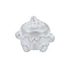 Plata Pura 999 Bolas de Transferencia 3D para Pastel de Pudín Accesorios de Abalorios DIY Pulsera Collar Joyería Estilo Postre Lindo