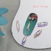 Alta Calidad Pedrería AB Base Plana Decoraciones para Uñas Hielo Blanco Transparente Gemas para Uñas Accesorios Decorativos Portátiles para Uñas Fabricante Mayorista