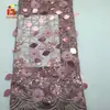 Novos Produtos Vestido Cheongsam Bordado com Miçangas Tecido Bordado com Chip Spot Tecido Bordado a Laser Tridimensional com Lantejoulas