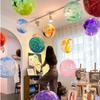Pintura Acrílica Creativa Marmoleado Transparente Globo Bobo Decoración de Escena para Evento de Apertura de Centro Comercial