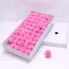 Promoção Imperdível Flor Artificial Flor de Sabão Cabeça de Flor Dia das Mães Cravo Simulado Flor de Sabão Presente de Mão com Saco de Flores Material de Flor
