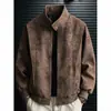 Chaqueta de Otoño 2026 High Street para Hombres y Mujeres Estilo Callejero Japonés Cuello de Béisbol Sencillo Casual Mismo Estilo para Parejas Ropa de Abrigo Versátil