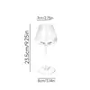 Dropshipping Taça de Vinho Tinto Cristalina Taça Alta de Jantar Taça de Cristal Taça de Vinho