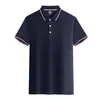 Camisa cultural de equipo de ropa de trabajo con solapa, camiseta personalizada de manga corta, camiseta de trabajo con impresión, camisa publicitaria, bordado de LOGOTIPO personalizado