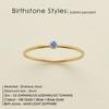 Anillo Liso Piedra de Nacimiento Diciembre Pez Mágico Nuevo Producto Europeo y Americano Anillo de Acero de Titanio para Dama Diciembre Venta al por Mayor
