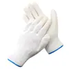 Guantes de caucho crudo con resina sumergida, planos, colgantes, de algodón, transpirables, absorbentes del sudor, resistentes al desgaste, antideslizantes, protección laboral, para obras de construcción.