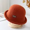 Chapéu Pequeno de Malha Elegante Estilo Hepburn Francês para Mulheres, Estilo Socialite, Chapéu de Pescador Retrô Emagrecedor, Tendência