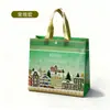 Bolsa Tote Halloween Colorida Estampada Personalizada Sacola Não Tecida Embalagem de Presente para Festa Bolsa de Presente de Natal Personalizada Atacado