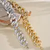 Collar ajustable de cadena de plástico transfronterizo europeo y americano, cadena de clavícula hip-hop de moda personalizada, accesorio de nicho de alta gama para mujer
