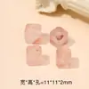 Azúcar de Cristal Natural Cubo Espaciador Cuentas Accesorios Hecho a Mano DIY Pulsera Collar Colgante Aguamarina Cuadrado Pequeños Accesorios Mayoreo