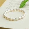 Pulsera de Perlas de Agua Dulce Natural Ai Yu Perlas en Forma de Arroz Pulido Alto para Mujer Venta al por Mayor Dropshipping S3050902