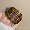Novo prendedor de garra de abalone 2026 para mulheres, prendedor bico de pato para a parte de trás da cabeça, prendedor de cabelo plano de alta qualidade, acessório de cabelo, prendedor de rabo de cavalo, grampo