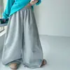 Conjunto de sudadera de otoño para niñas 2026 nuevo conjunto de dos piezas de moda estilo coreano para niños mayores, ropa elegante para niñas