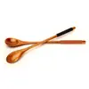 Cuchara de Arroz de Madera de Nogal Negro Guan Yun para Uso Doméstico, Paleta de Arroz Antiadherente, Cuchara de Arroz de Madera para Arrocera