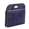 Pasta de arquivo portátil A4 com zíper, pasta de lona portátil, multicamadas, masculina e feminina, bolsa de escritório, conferência