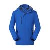 Chaqueta Tres en Uno Ropa de Trabajo Logo Impreso Personalizado Ropa de Trabajo de Equipo de Invierno Resistente al Viento e Impermeable Chaqueta Desmontable