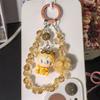 Encantos Originales Pop Mart Lindos para Hacer Manualidades con Cristal de Fresa y Hortensia para Correas de Teléfono, Colgantes de Bolsos y Colgantes de Coche