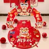 Porta Inteligente de Primeiro Aniversário do Bebê, Itens de Presente para Aniversário de Um Ano, Adereços para Passar pela Porta Inteligente, Atmosfera para Fotos, Decoração em Placa de KT