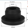 Tapón de Silicona en Forma de T Tapón de Goma Impermeable Tapón de Goma Inferior para Maceta Almohadilla Antideslizante Tapón Sellador de Orificios para Tornillos Tapón para Orificios