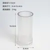 Molde Redondo para Velas de Rayas Finas con Dientes Finos, Molde para Velas Perfumadas, Molde de Plástico Acrílico para Piezas de Velas Rayadas