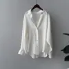 Camisa protectora del sol Beishan Tongshu estilo francés de Tencel con abertura en la espalda para mujer, chaqueta exterior fina de verano 82289