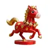 Escultura de Caballo de Dibujos Animados de Año Nuevo Fibra de Vidrio Parque Mascota Exterior Adorno Tienda Calle Comercial Decoración de Año Nuevo Festival de Primavera
