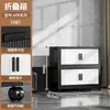 No requiere instalación, armario de almacenamiento plegable con doble puerta y ruedas, armario multicapa para almacenamiento de ropa y juguetes para uso doméstico, venta al por mayor
