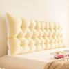 Almofada de Cabeceira de Cama Estilo Ins, Travesseiro de Cama, Tatame Grande com Encosto, Capa Macia com Alças Removíveis, Lavável