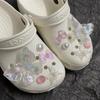 2025 Streamer Borboleta Croc Sapatos Acessórios Decoração Flor de Sapato High-End Fivela de Sapato Fada Barroca DIY Atacado