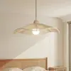 Luminária de Palha com Corda Sala de Chá Restaurante Vintage Estilo Japonês E27 Artesanal Trançada Quarto Estilo Wabi-Sabi Luminária Pendente Pousada Estilo Zen
