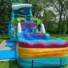 Resbaladilla Inflable Infantil, Castillo Travieso, Trampolín Inflable, Puesto Exterior, Castillo Inflable, Resbaladilla Trampolín Grande Exterior