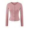 Conjunto Casual Cardigan com Proteção Solar Jaqueta Camisole Interno Colete Calças de Perna Larga Comprimento Total Feminino Conjunto de Três Peças Outono 2026