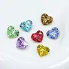 Dongzhou Cristal 10*8.8 Coração Geométrico Forma DIY Artesanal para Unhas Strass Diamante de Imitação 4815 Decorações para Unhas