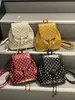 Mochila de lunares de nicho estilo coreano para mujer, nueva moda popular 2026, mochila pequeña versátil de gran capacidad con asa