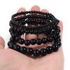 Europa e Estados Unidos mais vendidos joias minimalista retrô pulseira de vidro preto personalidade Coringa pulseira masculina de alta qualidade lote de mercadorias de Yiwu