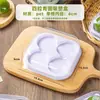 Caixa de Embalagem para Dumpling Verde, Caixa Blister de Fruta Qingming de Peça Única, Caixa Transparente Descartável para Sobremesa, Bandeja de Base para Assar Pastel de Gema