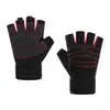 Nuevos guantes de fitness para hombres y mujeres, antideslizantes, con protección para la muñeca, para barra, equipo deportivo de ciclismo, guantes de medio dedo, comercio exterior transfronterizo