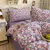 2026 Nuevo Juego de Cuatro Piezas Estudiante Dormitorio Individual Habitación Lavable Lavable a Máquina Suave Cómodo Simple Estilo Ins