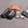 Estuche para Gafas de Sol, Bolso de Cosméticos para Gafas Retro de Moda Portátil, Mismo Estilo para Hombres y Mujeres, Estuche para Gafas de Sol de Aspecto Elegante con Logo Imprimible