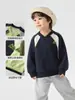 Jaqueta de Baseball para Meninos Roupas de Outono 2026 Novo Estilo Primavera e Outono Roupas Infantis Tops para Crianças Tendência