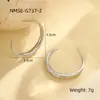 Pendientes de personalidad europeos y americanos transfronterizos diseño nicho pendientes de acero inoxidable pendientes pendientes de temperamento retro de alta calidad para todo