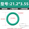 O-Ring de Caucho Fluorado Diámetro del Alambre 3.55*Diámetro Interior 3-385 O-Ring de Caucho Fluorado Resistente a la Corrosión a Alta Temperatura Anillo de Sello Junta